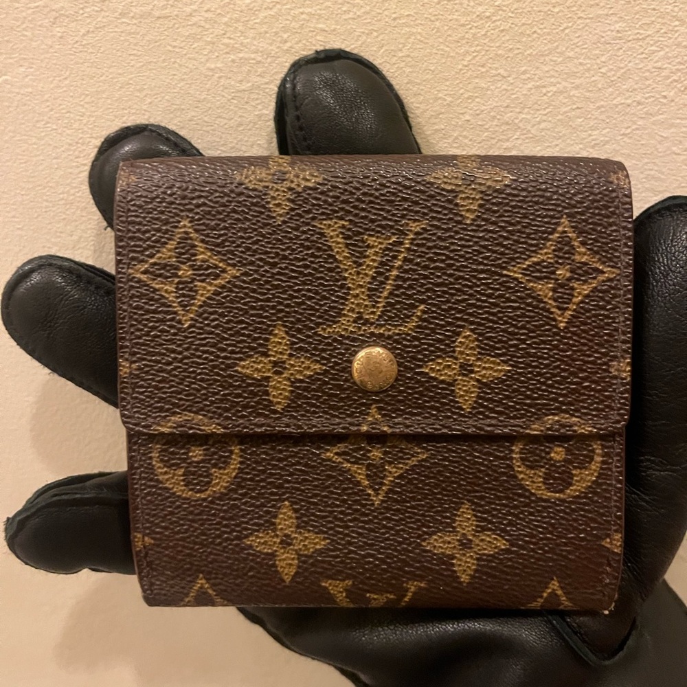 Auth Louis Vuitton Compact Wallet Monogram Vintage 2006